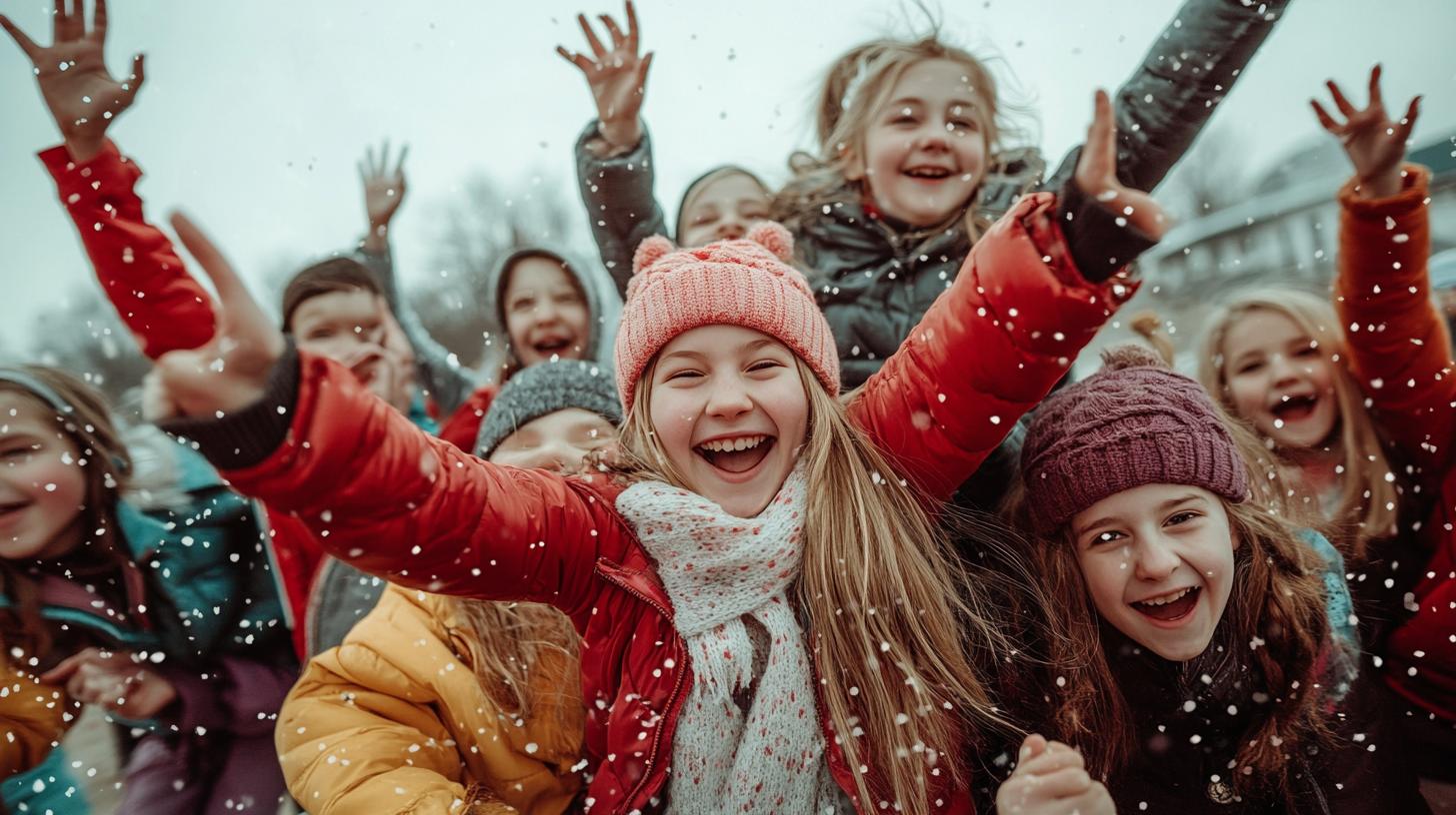 Выпуской 4 и 9 класса с ведущим