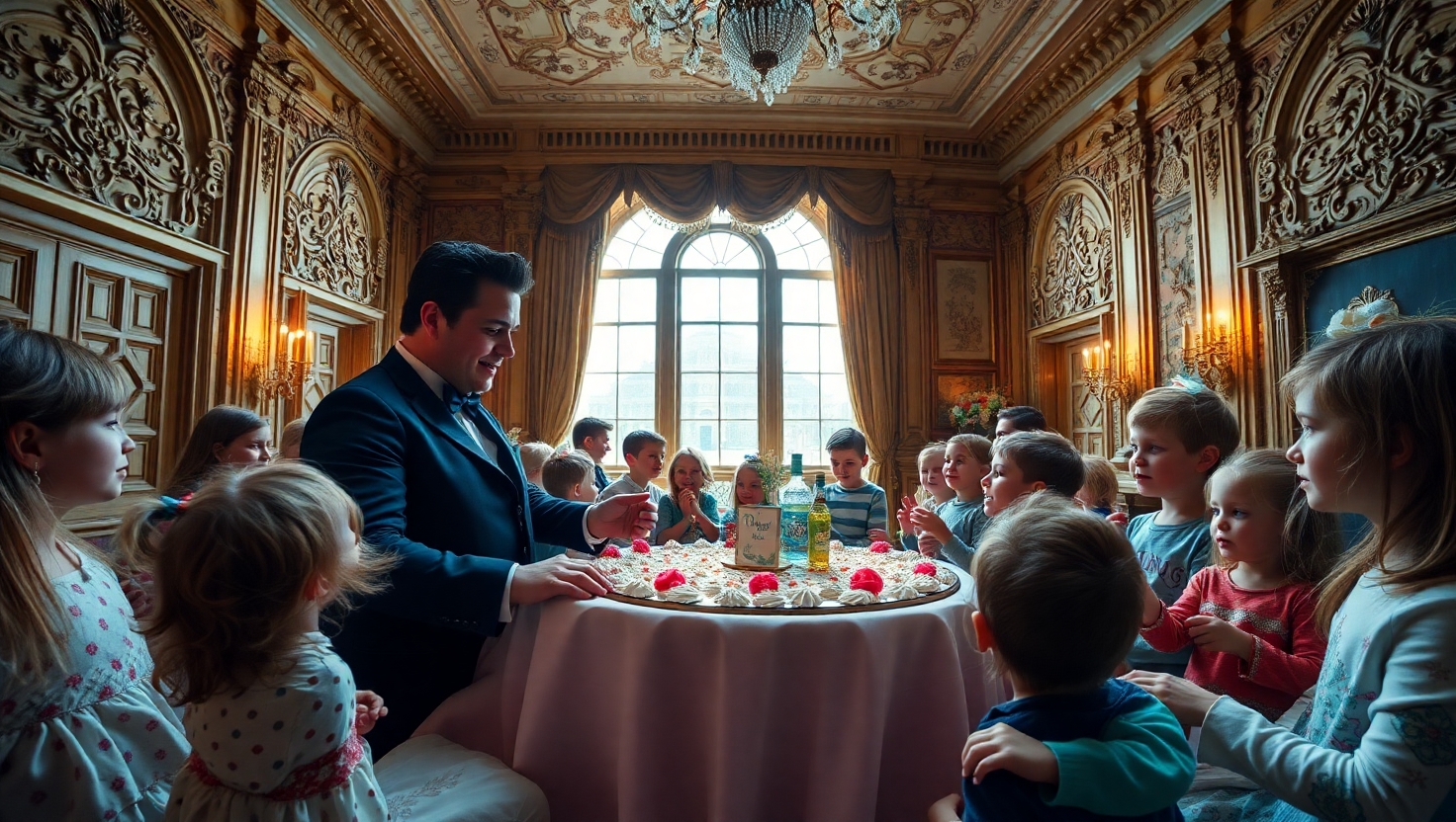 Выпуской 4 и 9 класса с ведущим